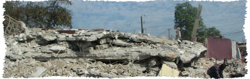 Pile of rubble Haiti news