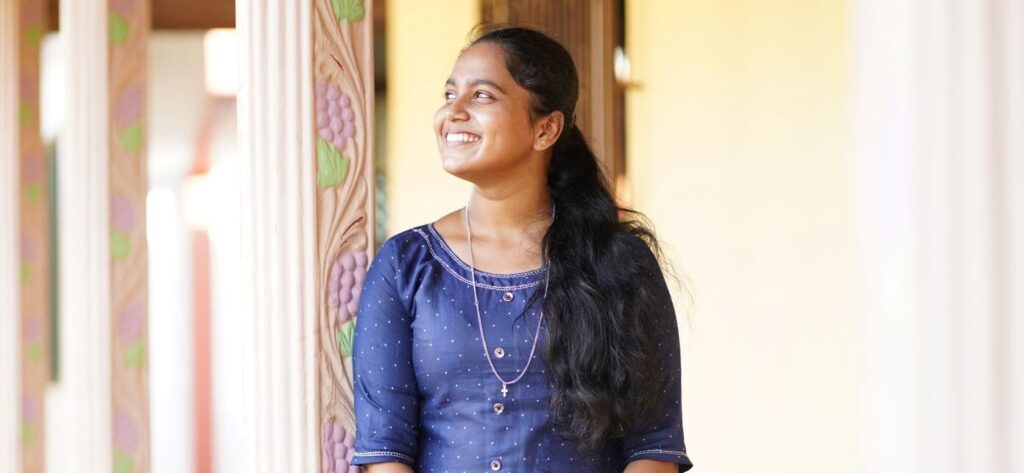 Renosha, a girl in Sri Lanka