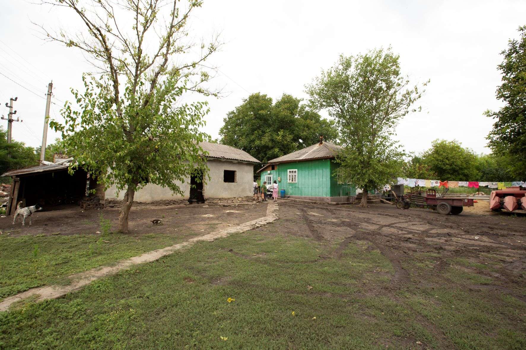 houses in a village in Moldova