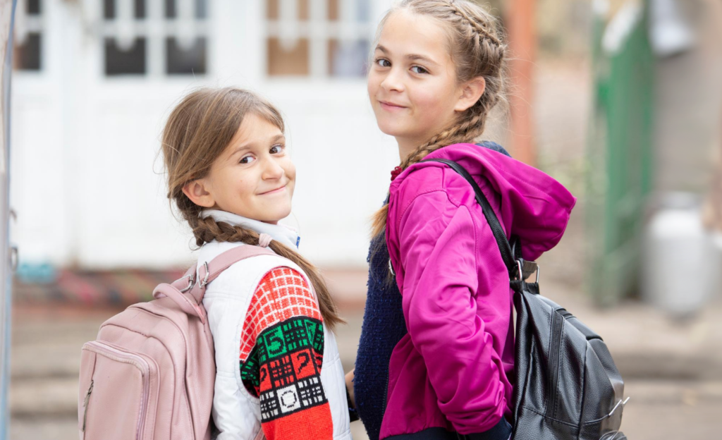 Kids in Moldova go back to school