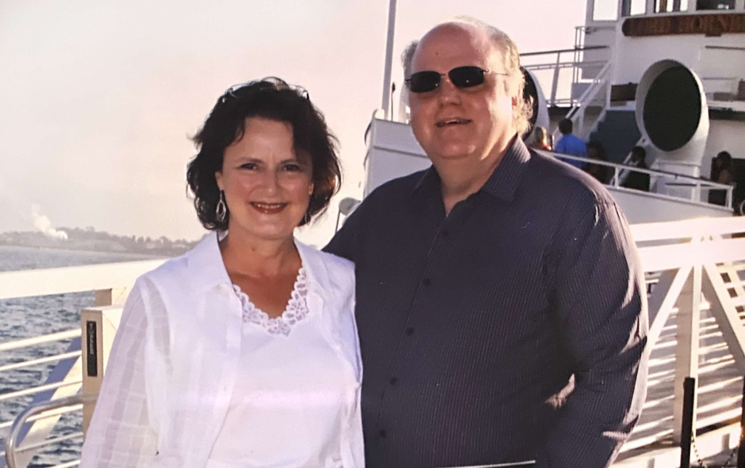 Vickie Thomas with her husband, Walter.