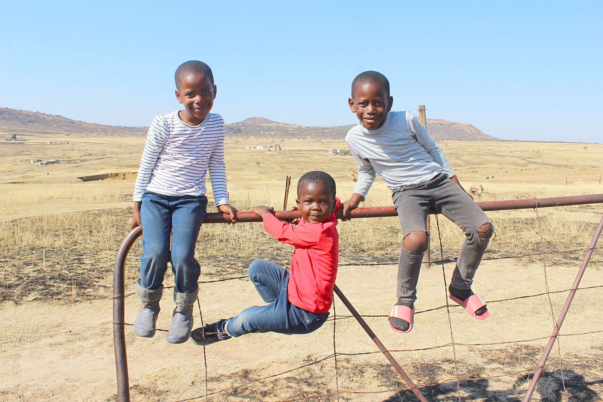 Mhambi's three great grandchildren