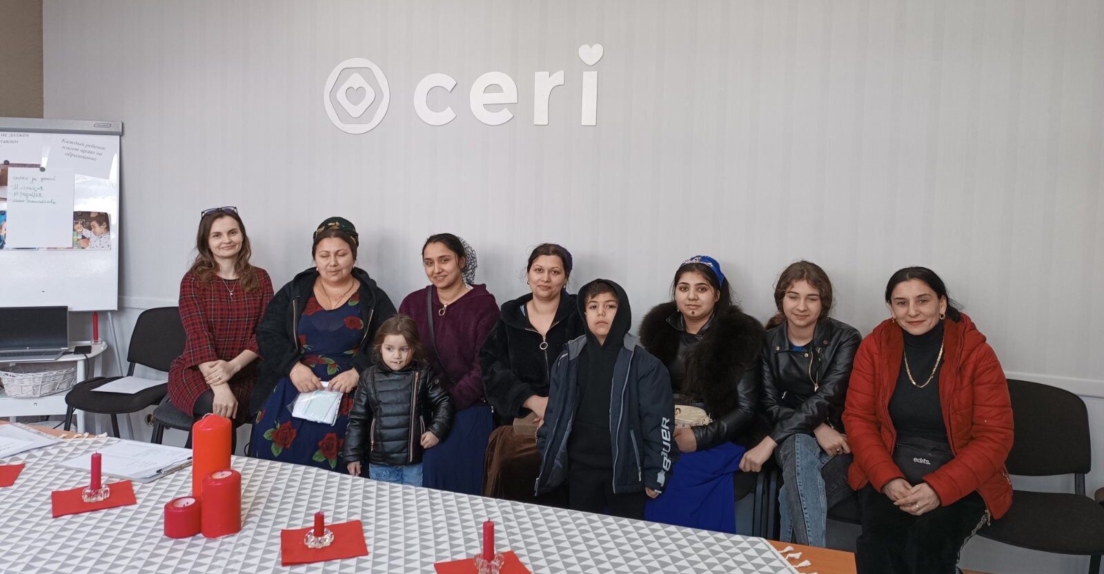 Roma refugees from Ukraine gather at the CERI office in Moldova for support